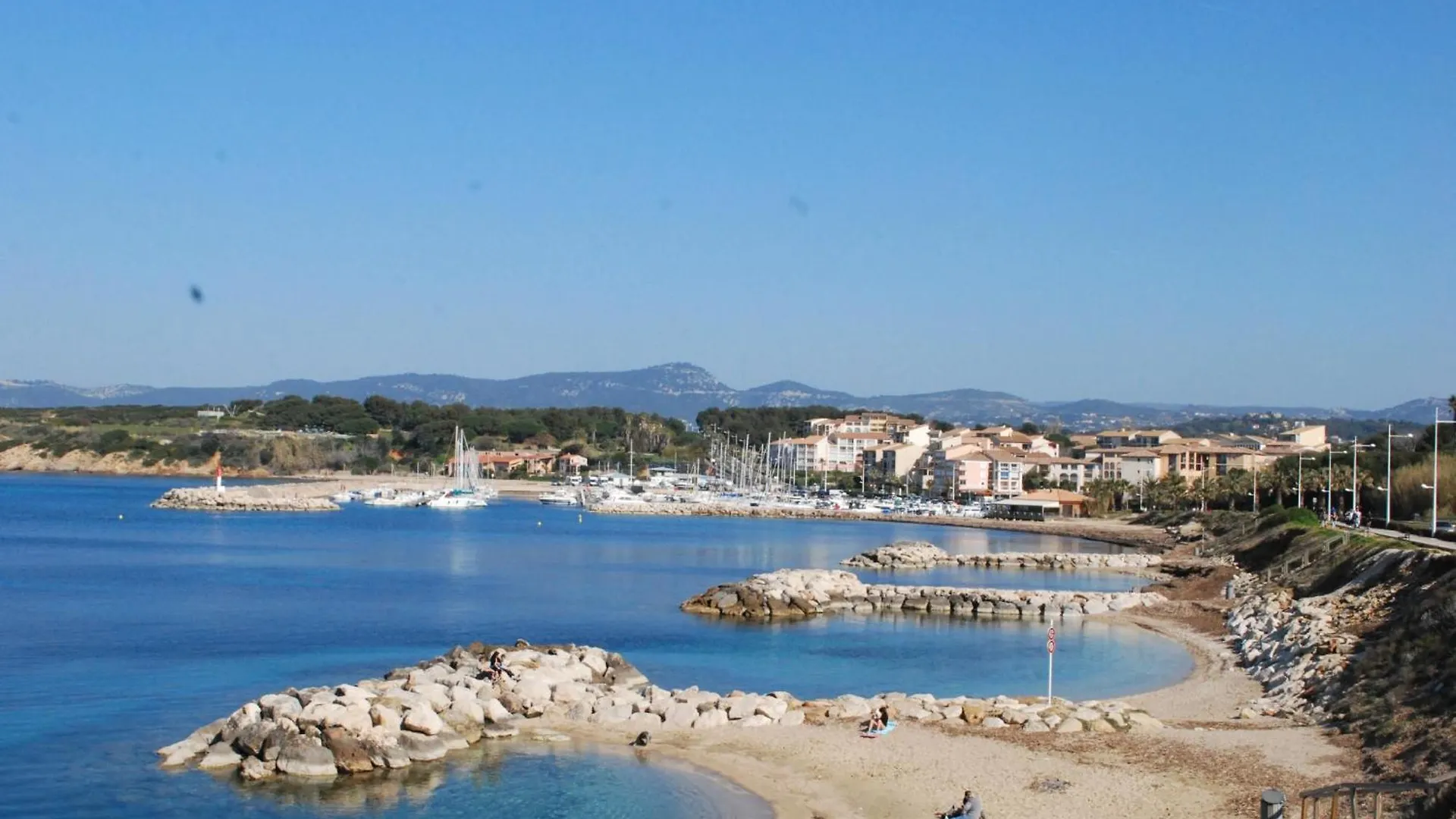 Rdj Terrasse Vue Mer 100M Plage Six-Fours-les-Plages Appartement